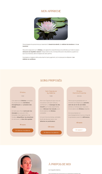 Adeline Shiatsu &mdash; mockup arrière