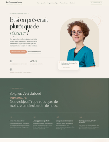 Site web Dr Constance Leger