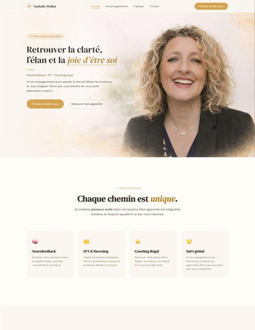 Site web Nathalie Piollat